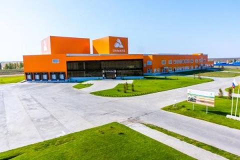 Фасад производственного комплекса ГК «Дамате» — одного из лидеров российского экспорта мяса индейки